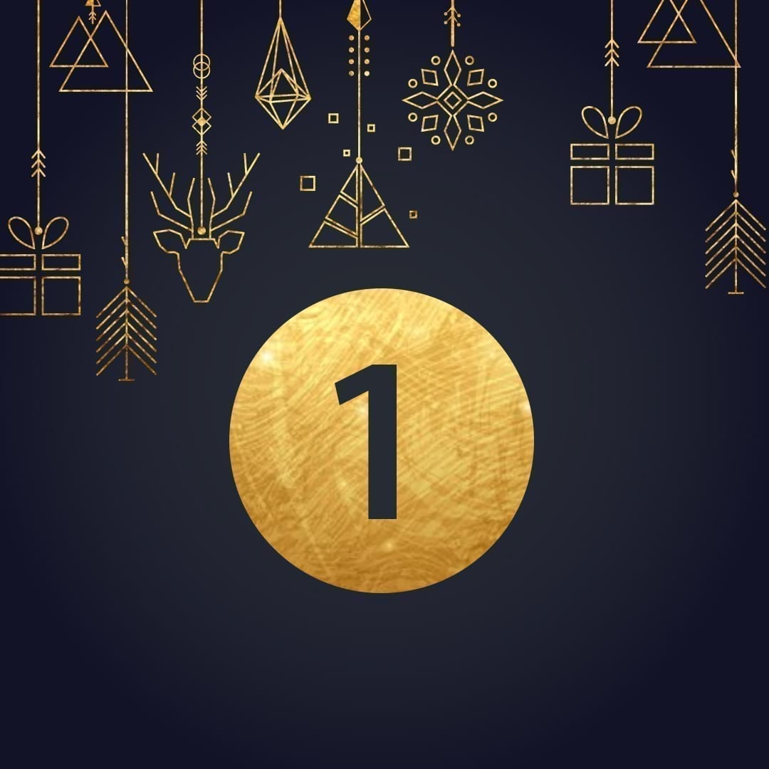 Lucka 1 i vår adventskalender. Kriss julkalender med fina erbjudanden varje dag fram tills julafton.