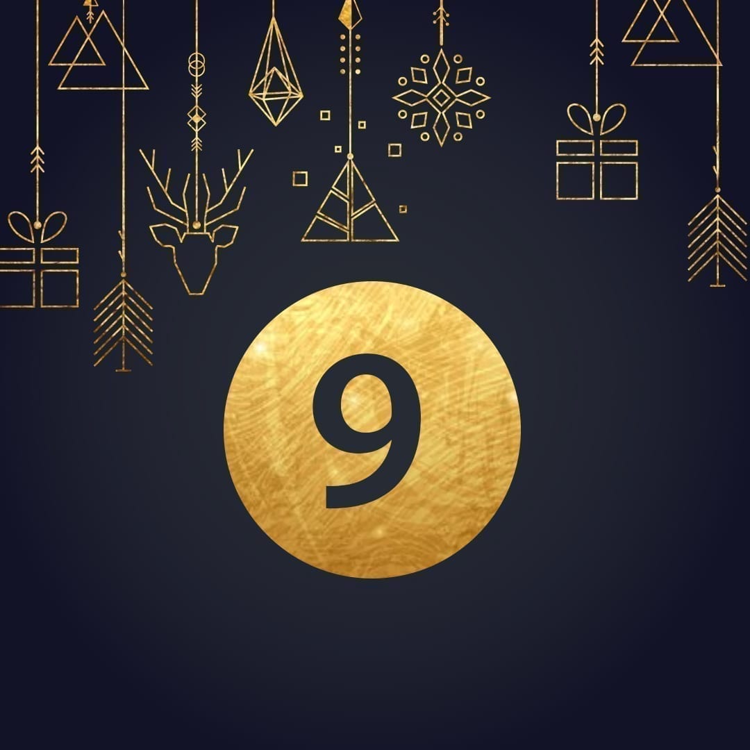 Lucka 9 i vår adventskalender. Kriss julkalender med fina erbjudanden varje dag fram tills julafton.
